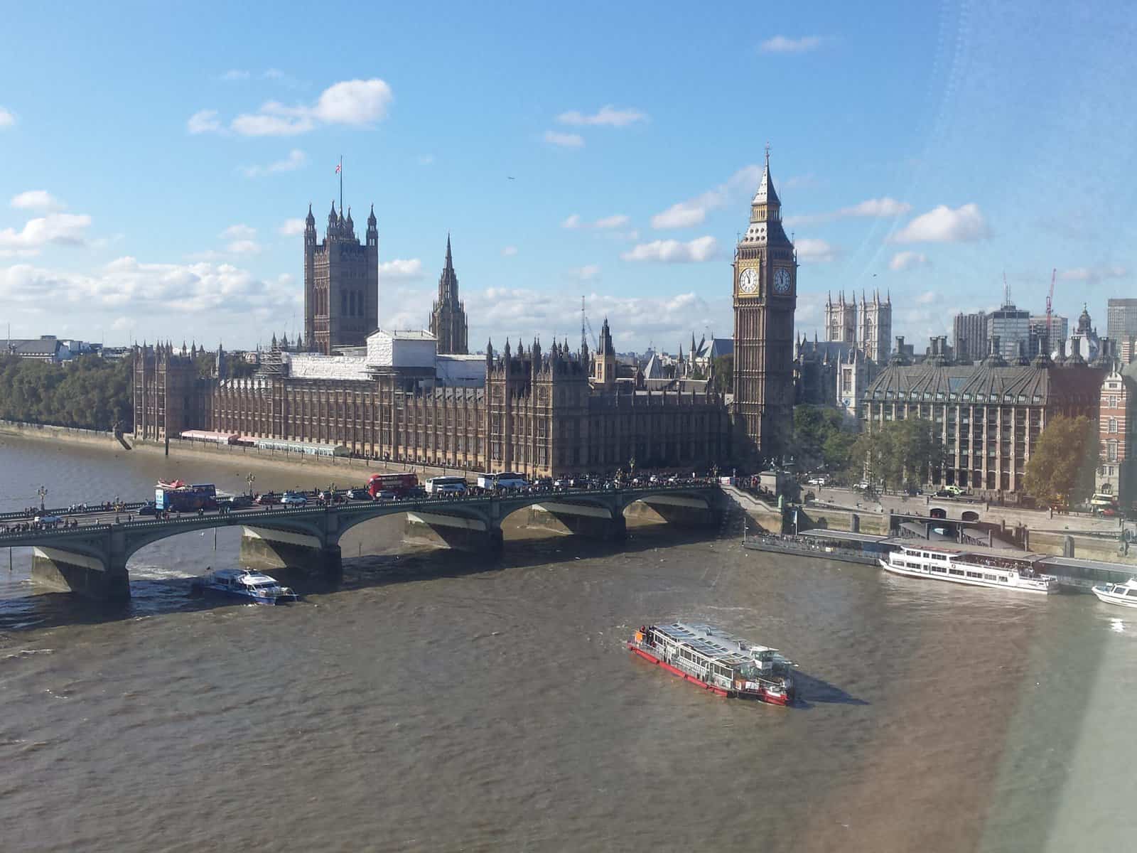Aussicht vom London Eye