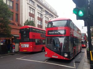 Klassische Londoner Busse