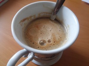 Erst mal ein Kaffee...