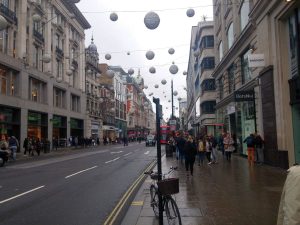 Wunderschöne Gebäude auf der Oxford Street