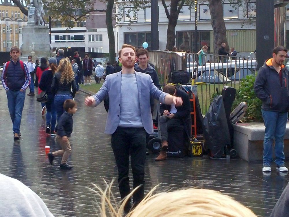 Show auf dem Leicester Square