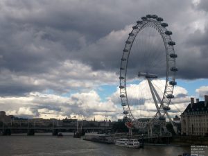 London Eye an der Themse